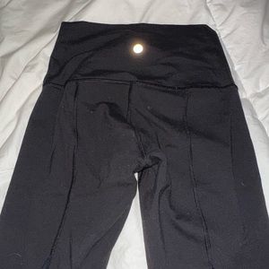 Lululemon Wunder Under Scalloped Hem High-rise Crop